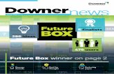 Future Box winner on page 2 - Home - Downer Newsdownernews.downergroup.com/wp-content/uploads/... · Smart Shelter. n Future Box winner The Smart Shelter n Brings bus shelters to