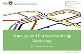 Start-up and Entrepreneurship Workshop - SCCER-Mobility€¦ · Start-up and Entrepreneurship Workshop ETH Zurich, 8 Juni 2017 SCCER Mobility 6/9/2017 1 | | Purpose and Institutional