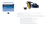 Trimmer & Styler - Philips · 2018-05-17 · Trimmer & Styler Jet Clean+ RQ1297/23 SensoTouch 3D Gold - Luxurious shaving experience with GyroFleX 3D system Our most advanced shave