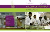 FACULTY OF PHARMACY STUDENT HANDBOOK 2019€¦ · FACULTY OF PHARMACY 2nd Semester First Year Timetable for 2019 PERIOD MONDAY TUESDAY WEDNESDAY THURSDAY FRIDAY 1 07:45 – 08:30