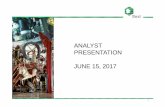 Analyst Presentation 15 June 2017 - Besi...Corporate Profile • LTM revenue and net income of € 406.7 and € 81.6 m illion • Cash at Q1-17: € 309.0 million • Net cash and