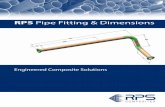 RPS Pipe Fitting & Dimensions€¦ · RPS Pipe Fitting & Dimensions. Fitting and Dimensions 2 SECTION Page ... (see pg. 8). In this case a back-faced ˜ange must be speci˚ed. (Standard