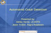 Automated Crack Detection - The National Center for ...€¦ · Automated Crack Detection. Human Ratings Creates Subjective Ratings – Train Approximately 50 raters – Outsourced