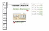 Plywood Calculator …...woodworking plywood prices lumber building project how to DIY easy simple chart calculator estimate Created Date 3/28/2012 1:59:43 PM ...