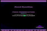 Food Families...4 FOOD FAMILIES – FOOD PRESERVATION MODULE CONTENT Part 1 – Presentation: Welcome And Agenda (5 minutes) Instruction: Welcome the group to the Food Preservation