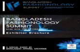 BANGLADESH FASHIONOLOGY SUMMIT - Anjuli Gopalakrishna · 2018-03-07 · Exhibitor Brochure A SPECIAL EVENT BY BANGLADESH APPAREL EXCHANGE. AN EVENT PRESENTED BY THE MAKERS OF That’s