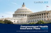 Congressional Health Insurance Plans 2019 - CareFirst · 2019-10-01 · Top three most popular plans BluePreferred PPO Gold 1000, HealthyBlue . Advantage Gold 1500 and BluePreferred