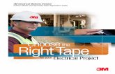 Choosethe Rgih Tt ape - DDS (Distributor Data …...3M Temflex Linered Splicing Tape 2155 Applications • Insulate electrical connections up to 600 V • Seal out moisture from low-voltage