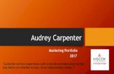 Audrey Carpenter - hashtag378.files.wordpress.com · Audrey Carpenter Marketing Portfolio ... Hiscox was a forerunner in the “Online Quote and Bind” digital platform ... Facebook,