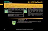 CHEMICALS - gcelectronics.com · GC Electronics has been the primary supplier of electronics to the electrical and electronic industry since 1930. In 1997, GC upgraded its technology