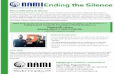 NAMI ucks ounty, the local organization of the National ... · NAMI Ending the Silence is a free, 50 or 90-minute evidence based presentation designed to give audience members an