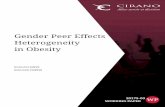 Gender Peer Effects Heterogeneity in ObesityGender Peer Effects Heterogeneity in Obesity * Rokhaya Dieye†, Bernard Fortin‡ Résumé/abstract This paper explores gender peer effects