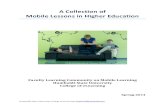 Mobile Lessons in Higher Education - Humboldt State University Lessons... · 2020-01-08 · A Collection of Mobile Lessons in Higher Education FacultyLearningCommunityonMobileLearning