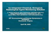 An Integrated Chemical, Biological, Radiological …...An Integrated Chemical, Biological, Radiological Agent Monitoring Solution J. Herbert Dempsey, Ram Hashmonay (ARCADIS G&M, Inc.)