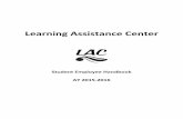 Learning Assistance Center - California State University ... · The Learning Assistance Center (LAC) at California State University, Long Beach provides our diverse student population