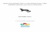INFORME FINAL - Barcelona Zoo...INFORME FINAL 5ª edició de la BECA ANTONI JONCH . 1. INTRODUCCIÓ ... Aprofundir en el coneixement de la seva ecologia a) Investigant la composició