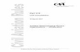 CAA Consolidation, Civil Aviation Rules, Part 174 Aviation ... · Civil Aviation Rules Part 174 CAA Consolidation 10 March 2017 7 CAA of NZ " Meteorological information" means any