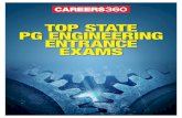 Top STaTe pG enGineerinG enTrance examS · A Career is a Life Top sTaTe pg engineering enTrance exams 2 The Graduate Aptitude Test in Engineering (GATE) is the most important PG entrance