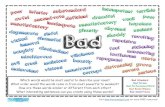 hopeless Bad - LITERACY WAGOLL · Visit for more FREE resources! Bad mischievous Which words would be most useful to describe your noun? What order would the words come in from most