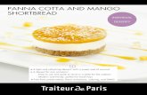 PANNA COTTA AND MANGO SHORTBREAD - Traiteur de Paris 2018-04-27آ  PANNA COTTA AND MANGO SHORTBREAD 16