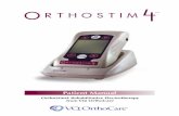 Patient Manual - VQ OrthoCare...Patient Manual OrthoStim4 Rehabilitative Electrotherapy from VQ OrthoCare 18011 Mitchell South, Irvine, CA 92614 Call 800.266.6969 Fax 800.821.8012