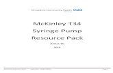 McKinley T34 Syringe Pump Resource Pack• Palliative Care- Guidelines for the use of drugs in symptom control- 5th Edition 2012. West Midlands Palliative Care Physicians - Shropshire