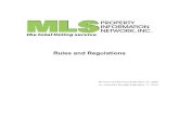 Rules and Regulations - MLS PIN...article xii - rules and regulations 20 section 12.0 general 20 section 12.1 changes in rules and regulations 20 article xiii - definitions 21 section
