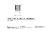 Santini Flame Heater - heat-outdoors.co.uk · Santini Flame Heater Assembly and Operation Instructions 901565 Heat Outdoors Unit 9, Stort Valley Industrial Estate Stansted Road, Bishop’s