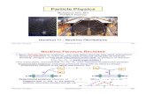 Particle Physics - hep.phy.cam.ac.uk · Michaelmas Term 2011 Prof Mark Thomson Handout 11 : Neutrino Oscillations Prof. M.A. Thomson Michaelmas 2011 350 Neutrino Flavours Revisited
