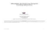Affordable Housing Loan Program - Phoenix, Arizona · requirements on loan limits, terms and interest rates, affordability requirements and financial requirements for participation