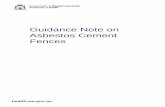Guidance Note on Asbestos Cement Fences/media/Files... · 5.2 Condition Assessment 6 5.3 Remediation Measures 9 5.4 Regulatory Requirements 13 5.5 Asbestos Professionals 13 6. Contact