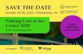 SAVE THE DATE - Camden CoalitionSAVE THE DATE October 28-30, 2020 | Philadelphia, PA An initiative of the Camden Coalition Co-hosted by: 5-year conference anniversary! Putting Care