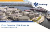 First Quarter 2018 Resultss21.q4cdn.com/.../doc...Presentation-1Q-2018-FINAL.pdf · First Quarter 2018 Results 4 Ñ Execute 2018 operating budget and long-term strategic plan: •