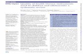 Open access Research Quality of health literacy instruments used in children … · Guo s etal BM Open 20188:e020080 doi:101136bmjopen2017020080 1 Open access Quality of health literacy