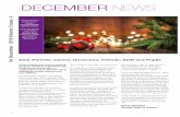 December 2019 Newsletter - WordPress.com · 12/12/2019  · DECEMBER NEWS olume 3 Issue 4 Dear Parents, Carers, Governors, Friends, Staff and Pupils All the children and staff are
