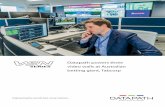Datapath powers three video walls at Australian betting ... · Datapath SQX decode cards take the IPTV feeds. BrightSign media players take the IPTV feed then split the audio from