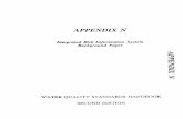 Water Quality Standards Handbook: Second Edition Appendixes · 2014-10-14 · WATER QUALITY STANDARDS HANDBOOK SECOND EDITION . IRIS BACKGROUND PAPER ... effect in laboratory animals