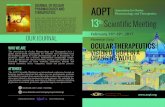 JOURNAL OF OCULAR THERAPEUTICS AOPT Association for Ocular ... AOPT 24... · The Association for Ocular Pharmacology and Therapeutics in is a global not-for-profit organization for