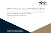Response to Consultation Paper · Global surveillance of dirty money: Assessing assessments of regimes to control money-laundering and combat the financing of terrorism, (Centre on