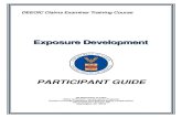 DEEOIC Claims Examiner Training Course · Division of Energy Employees Occupational Illness Compensation . 200 Constitution Avenue, NW . Washington, DC 20210 : Developing for Exposures