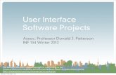 User Interface Software Projectsdjp3/classes/2012_01_INF134/Lectures/...•Where users instruct a system and tell it what to do • e.g. tell the time, print a file, save a file •