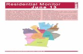 Residential Monitor June 13 - City of Sydney · services and contribute to city identity and cultural life. The ... of residents for each of the ten village areas that makeup the