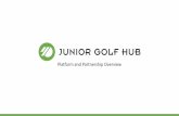 Platform and Partnership Overview · •Get recognized with your digital college golf resume! •Junior Golf Hub makes it easy to get noticed by over 500 college coaches and connect