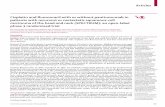 Cisplatin and fluorouracil with or without panitumumab in patients … · 2017-12-19 · disease.10,11 Patients with locoregionally advanced HPV-positive oropharyngeal SCCHN who are