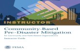 Community-Based Pre-Disaster Mitigation · Ultimately, if participants are interested in establishing a community-based pre-disaster mitigation program, they should be encouraged