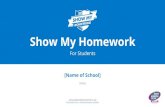 Show My Homework · The world's No. 1 online homework solution help@showmyhomework.co.uk 0207 197 9550 @showmyhomework Support Show My Homework TeacherCentric Ltd, 4th Floor, 4 Cam