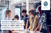 THE NEW FREEDOM IN BUSINESS COMMUNICATION · Note: Cloud business telephony seats including public multi-tenant, public multi-instance and public single-instance technology Shift