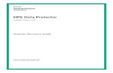 HPE Data Protector€¦ · HPE Data Protector Software Version: 9.08 Disaster Recovery Guide Document Release Date: October 2016 Software Release Date: October 2016. Legal Notices