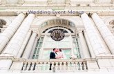 Wedding Event Menus - Hermitage Hotel · The Hermitage Hotel The Hermitage Hotel, opened in 1910, is a renowned Nashville icon known for its history, luxury and grandeur. The only