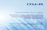 Template BR_Rec_2005.dot€¦ · Web viewRec. ITU-R M.1452-2 Rec. ITU-R M.1452-2 iii Recommendation ITU-R M.1452-2 (0 5/2012) Millimetre wave vehicular collision avoidance radars